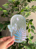 Boho Butterfly Suncatcher Sticker, Window Decal, Window Sticker, Window Film, Rainbow Maker, Celestial Sticker, Magical Sticker, Car Decal