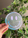 Rainbow Suncatcher, Suncatcher Sticker, Smiley Face, Good Vibes, Rainbow Maker, Window Decal, Window Sticker, Prism Suncatcher, Fall Decor