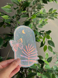 Boho Butterfly Suncatcher Sticker, Window Decal, Window Sticker, Window Film, Rainbow Maker, Celestial Sticker, Magical Sticker, Car Decal